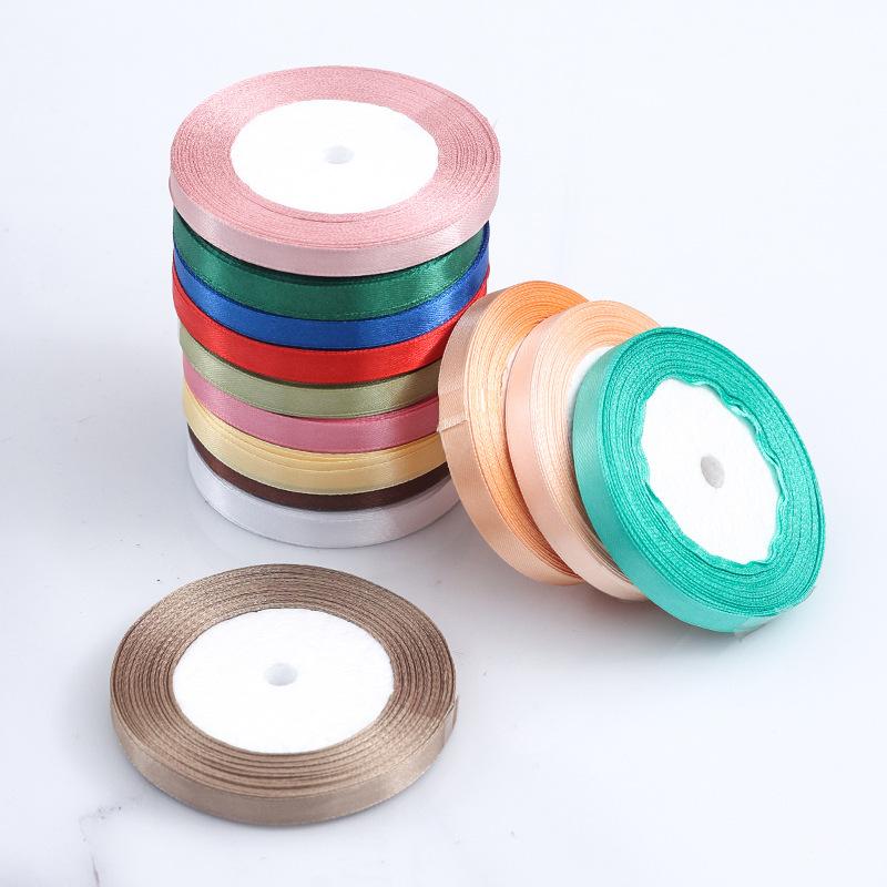 Polyester Satin Ribbon Ribbon Tie Hair Decorations Braided Hair Bow DIY Decorative Baking Cake Flowers Tied Webbing Fine Ribbon Home Decoration