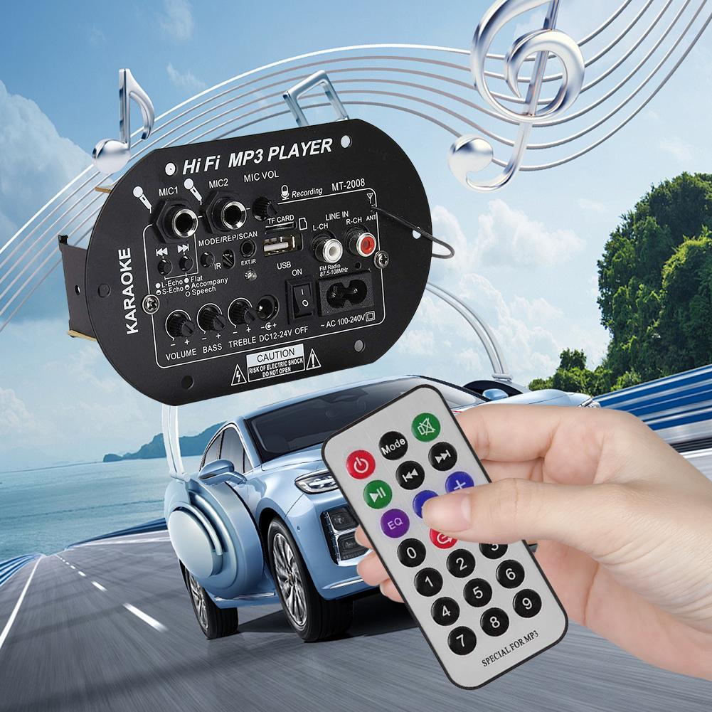 Плата усилителя R # MP3, Bluetooth-совместимая плата цифрового усилителя 120 Вт, сабвуфер