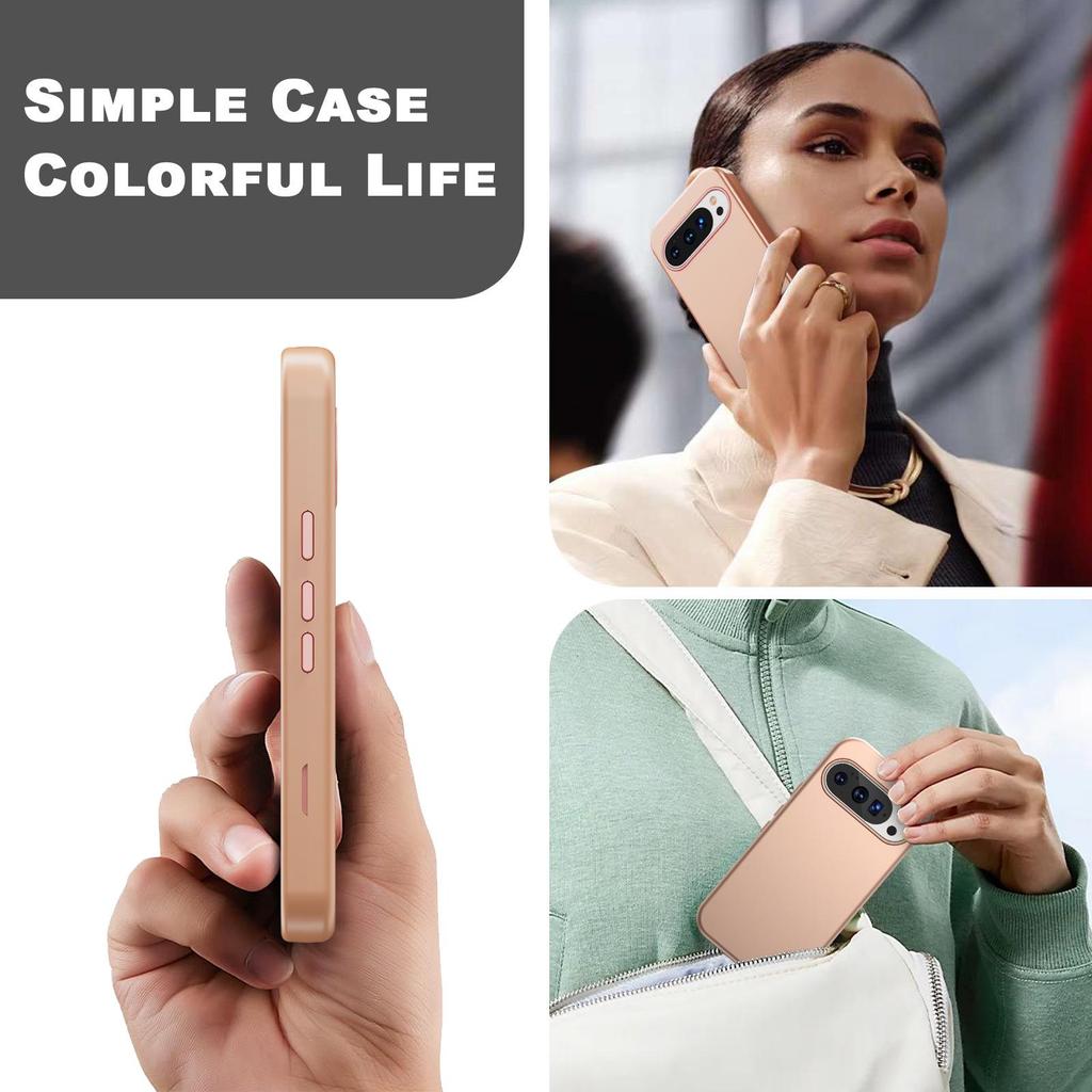 Матовый чехол Google Pixel 10 Pro с покрытием Soft-Touch - Новый трехкомпонентный дизайн для трансграничной торговли