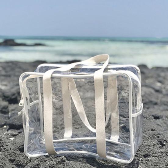 Многоцелевая дорожная сумка, складная удобная женская прозрачная сумка из ПВХ