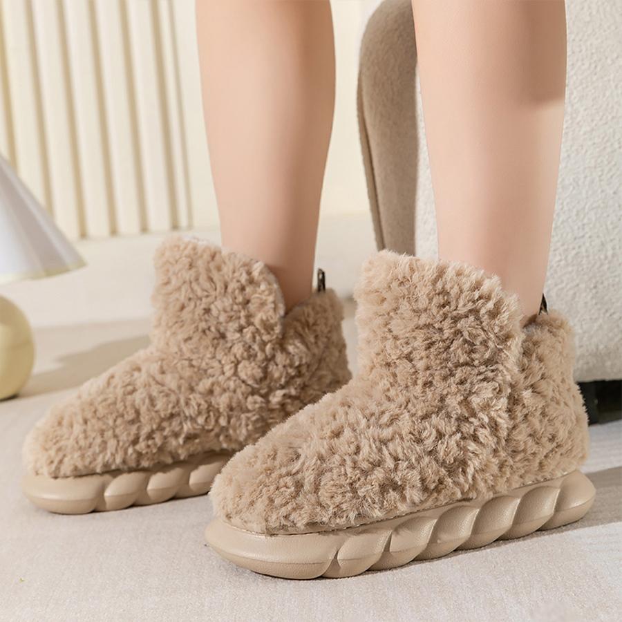 Women's Indoor Slippers EVA Memory Foam Cozy Soft Lightweight Girls Short Boots Warm Winter Fuzzy Slippers