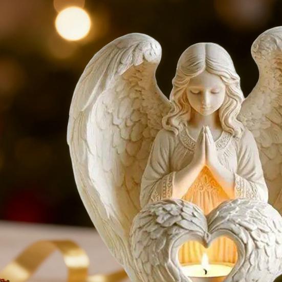 Ангел Орнамент Акриловая Декоративная Статуэтка Белый Рождественский Орнамент Легко Установить Символ Чистоты Рождественский Декор