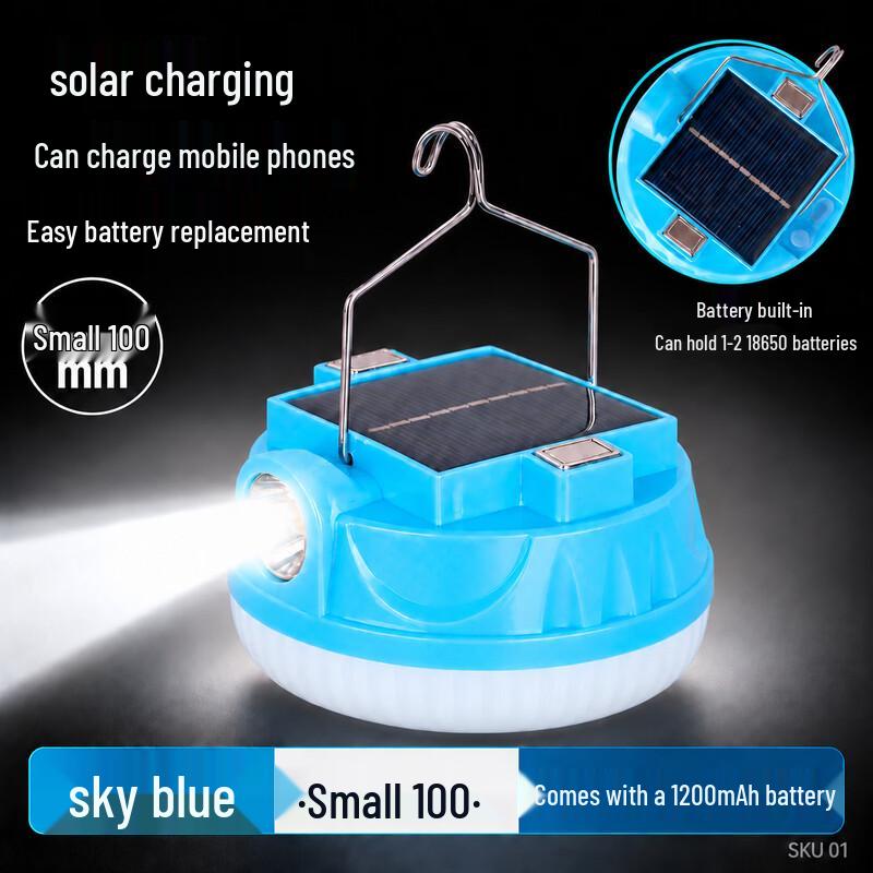 NuFeng Outdoor Camping Solar Flashlight