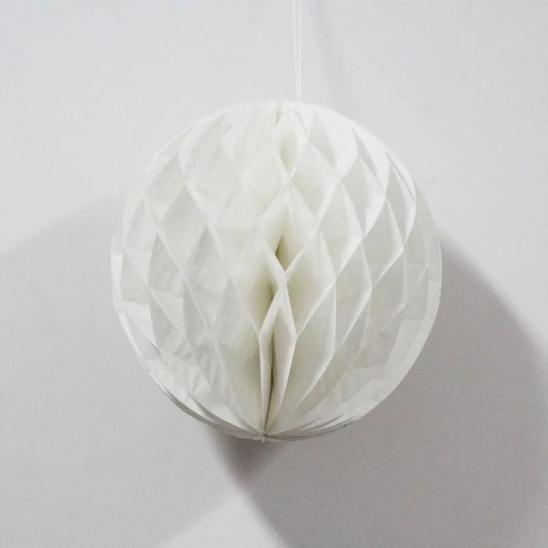 Multicolor 10inch Paper Honeycomb Tissue Flower Balls Lantern Birthday Party Wedding Baby Shower Decorations Christmas Supplies