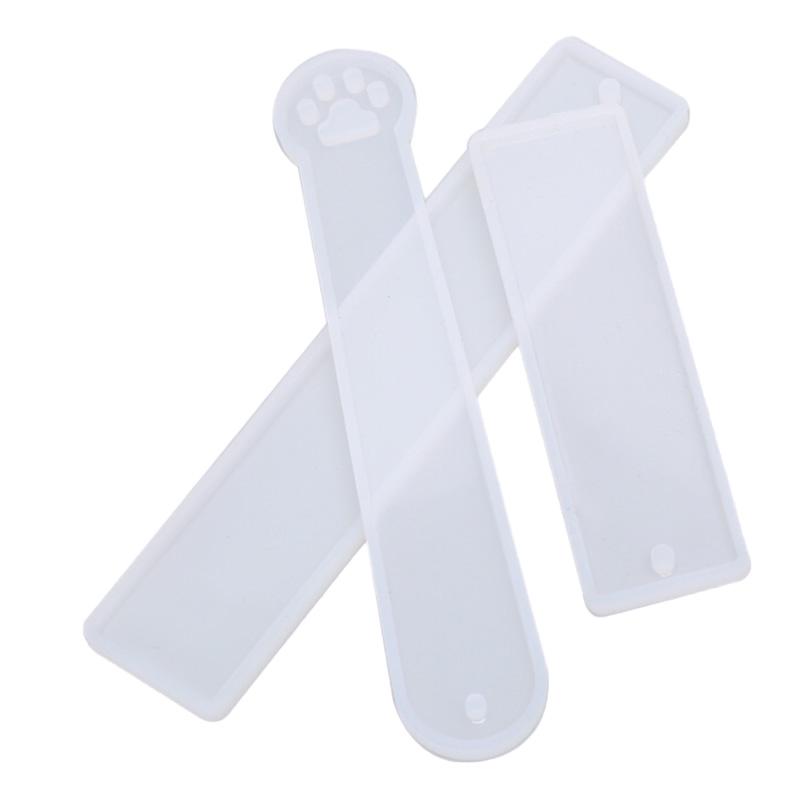 3шт силиконовая прямоугольная закладка форма эпоксидная смола ювелирные изделия изготовление закладок своими руками