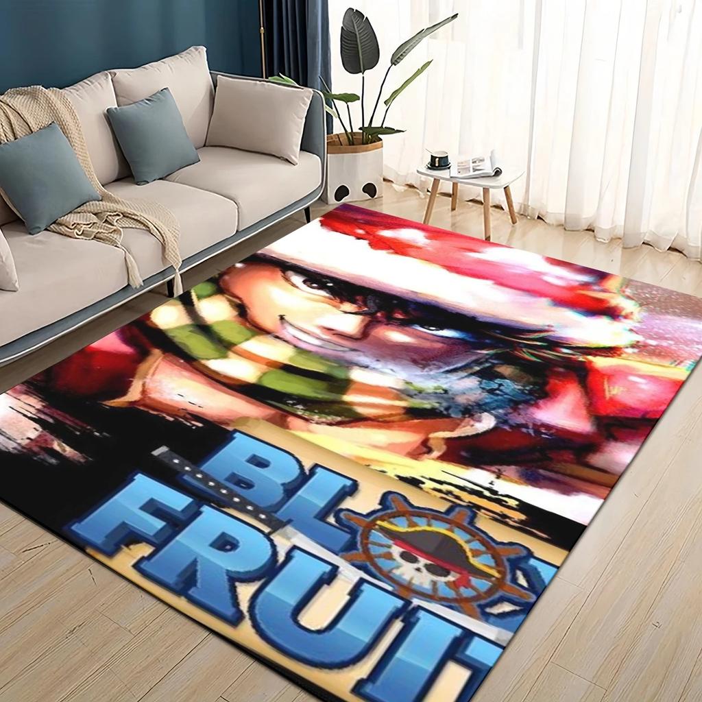 27 Style New B-Blox Fruit Cartoon Carpet Rug for Living Room Bedroom Home Sofa Decoration,Kids Play Non-slip Floor Mat