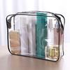 Transparent Cosmetic Bag Large Capacity Zipper Closure Waterproof Clear Makeup Bag Organizer Toiletry Bag