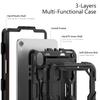 Чехол для iPad Mini 7 (А17 Про)2024/ Mini 6 8,3'' с Защитным стеклом Держателем для карандаша [360° Вращающийся ремешок на руку] и Подставкой Ударопрочный