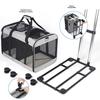 Dual-Layer Pet Trolley: Spacious, Breathable, Detachable Handheld & Shoulder Travel Bag for Cats