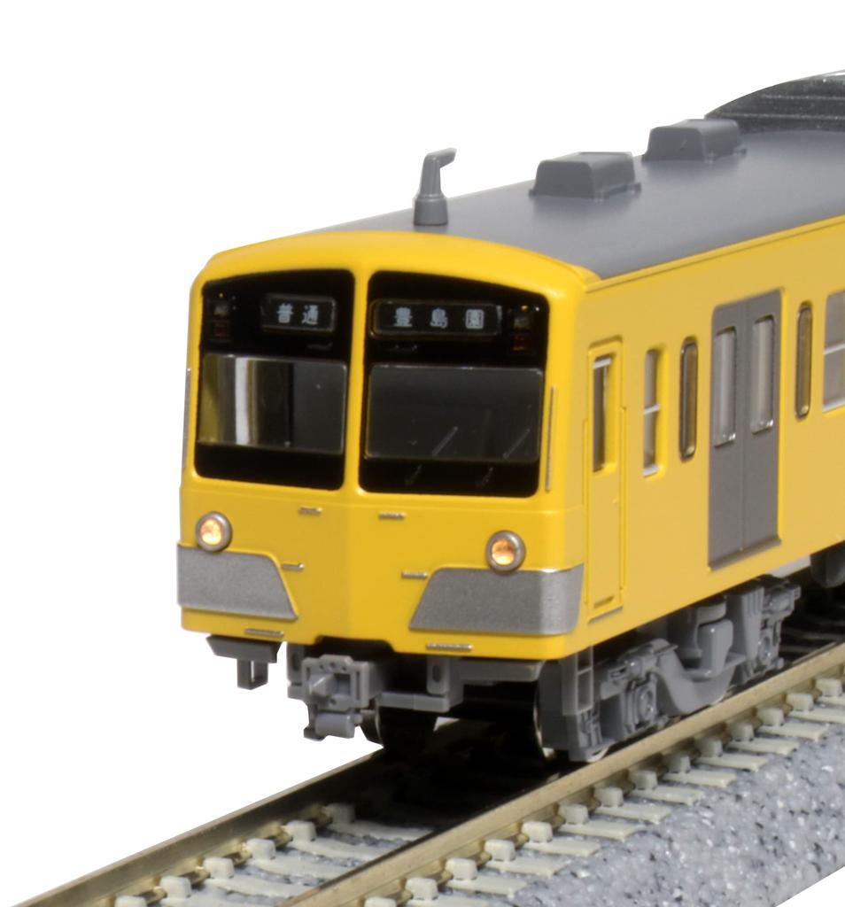 KATO N-колея Seibu Railway New 101 Series New Paint Color Addition Set Модель поезда Железнодорожный желтый 4-вагонный 10-1752