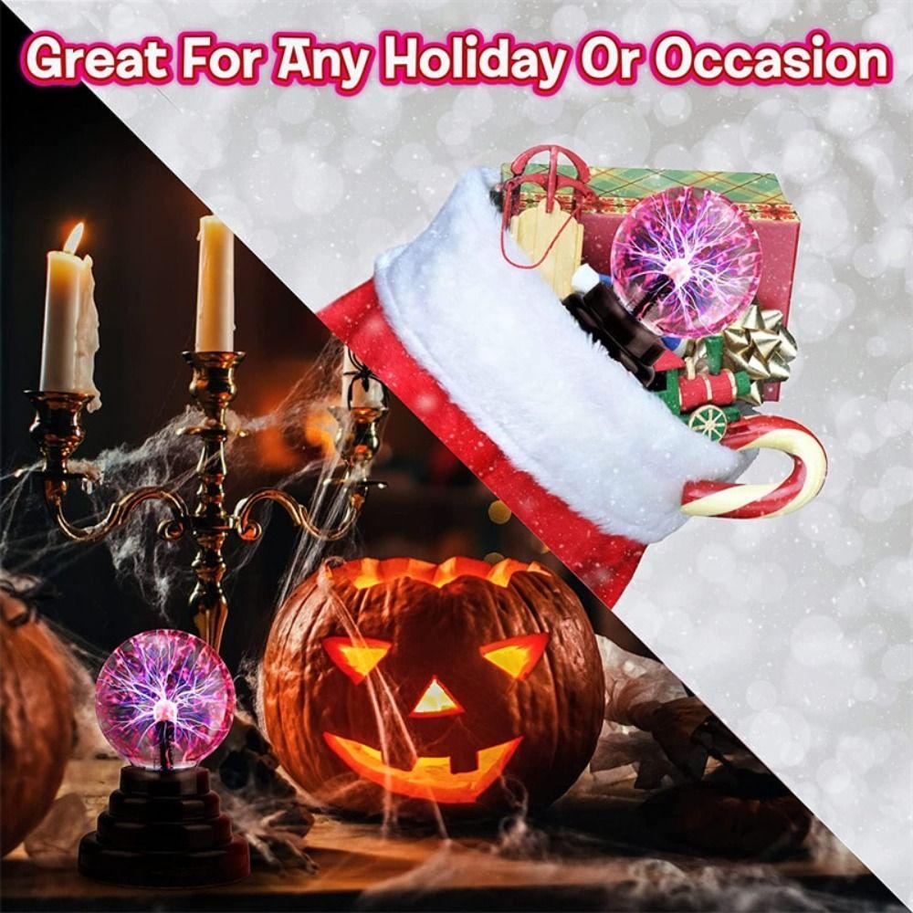 Sensitive Magic Plasma Ball Lamp Touch Glass Plasma Light Novelty   Night Light