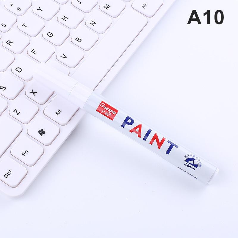 12 цветов, краска-маркер, устойчивая к выцветанию автомобильных шин, протектор шин, компакт-диск, металл, постоянный