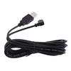 3.5m Dash Cam Charger Cable 5V 2A USB To Mini USB Charger Cable Left Bend DVR GPS Charging Cable for Car Truck Mobile Phones MP3