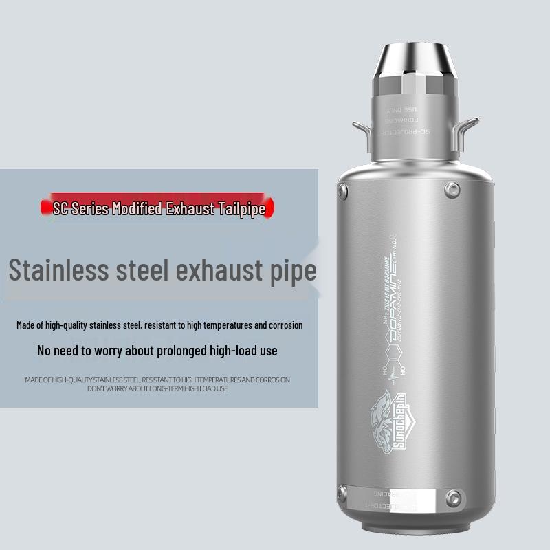 Universal Motorcycle Exhaust for Yamaha, Kawasaki, Honda, CFMOTO 450: SC Street-blasting Full System for Racing