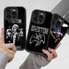 Чехол для телефона Rock L-Led Vintage Band Z-Zeppelin Для IPhone 17 16 15 14 13 12 11 Pro Max 16E Plus INS Мягкий чехол