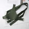 Irregular Design Women Waist Harness PU Leather Dress Cummerbunds Cool Body Suspender  Skirt