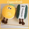 Plush Coffee Cup Toy Cartoon Pineapple Bun Doll Room Decoration Gift Holiday
