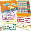 Word Families,Letter Sounds Flash Cards,ABC Vocabulary Flashcards,Kindergarten Sight Word Flash Cards,Learn To Read Phonics Cards,Read and Rhyme Flip