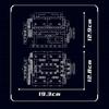 Моторизованный Симулятор V8 Двигателя Конструктор MOC Модель-Симулятор Масштабная Модель Игрушки Сделай Сам