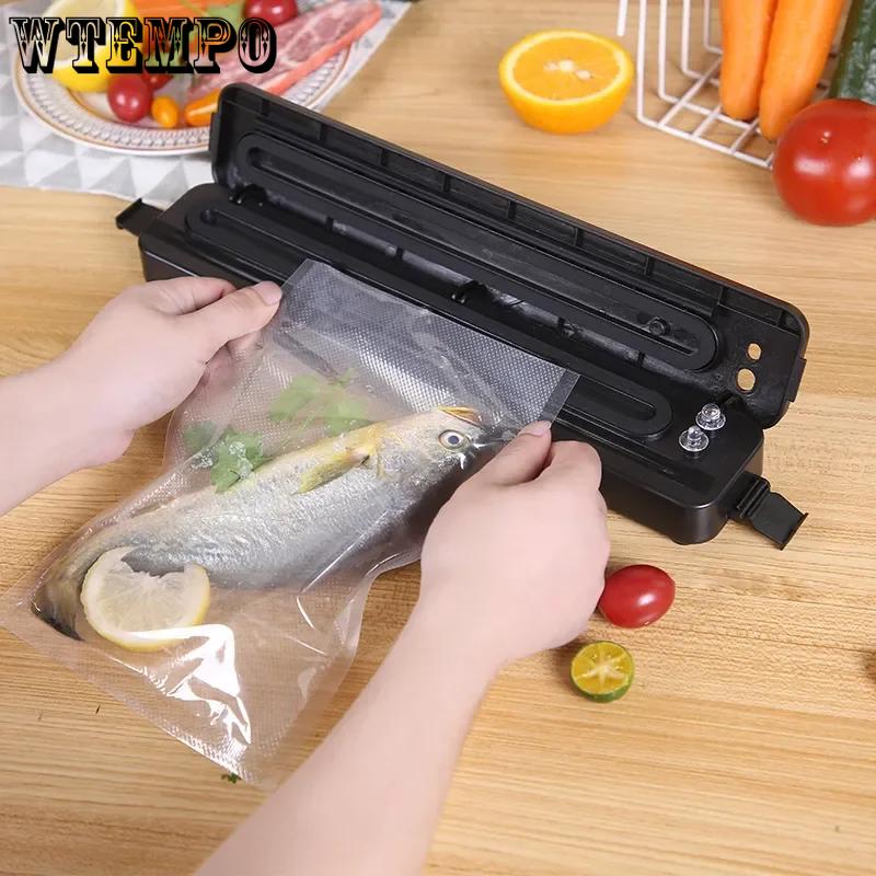 Автоматическая упаковочная машина Пищевая вакуумная упаковочная машина Портативная бытовая вакуумная упаковочная машина для еды Помощник на кухне