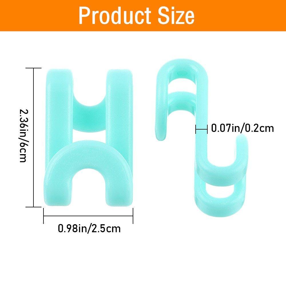 Держатели и вешалки S-образный крючок Мини вешалка для одежды Соединитель органайзера для шкафа Каскадный крючок