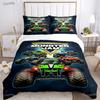 Monster Jam Truck Casal All Season Duvet Cover Comforter Bedding Set Soft Quilt Cover and Pillowcases Single/Double/Queen/King