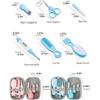 Baby Grooming Set, 8 In 1 Baby Hair Brush / Nail Clipper / Nose Cleaner / Finger Toothbrush / Nail Scissors / Manicure Set, for Baby Care