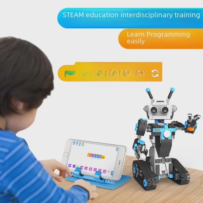 STEM Educational Robot MOC Building Blocks for Kids