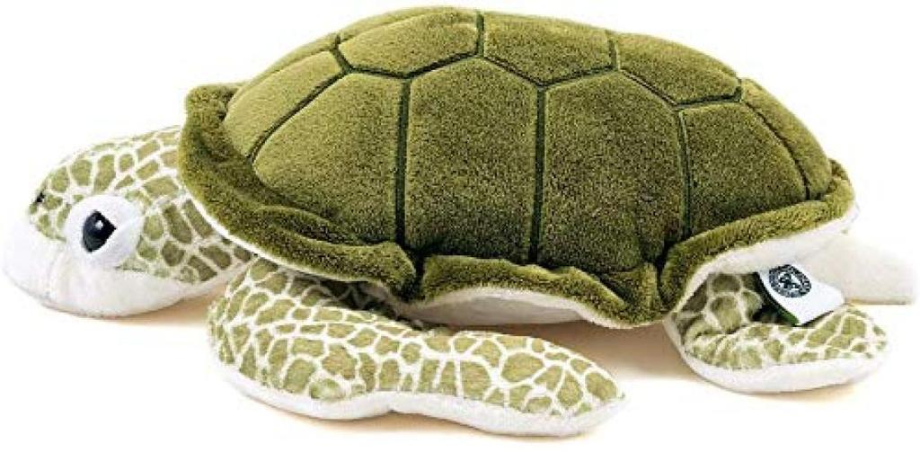 Мягкая игрушка Зеленая морская черепаха Каролата (Средний размерМягкий на ощупь) Реалистичная Черепаха Морское Существо Животное Игрушка Кукла Подарок Подарок На День Рождения (Проверено