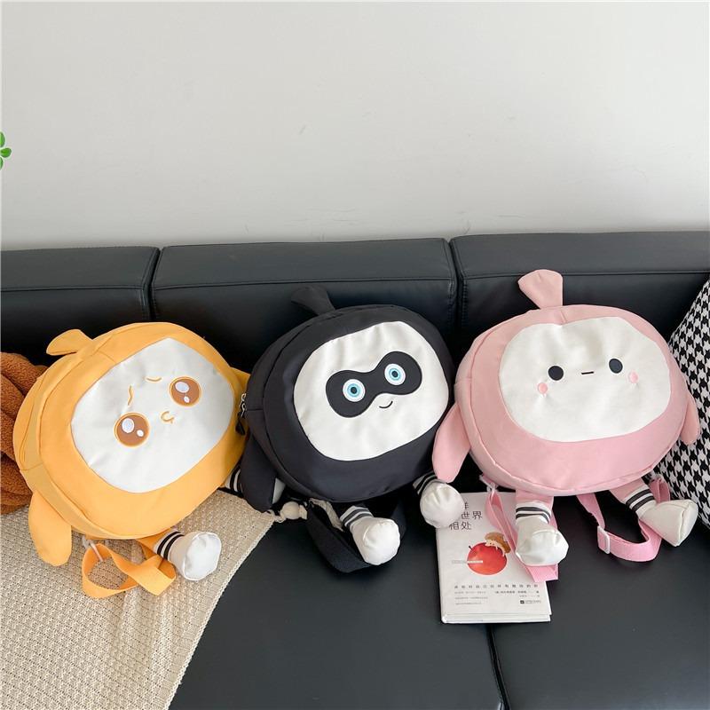 Cute Cartoon Cute Schoolbag Female Backpack Large Capacity Cartoon Ugly Cute College Student Class Bag