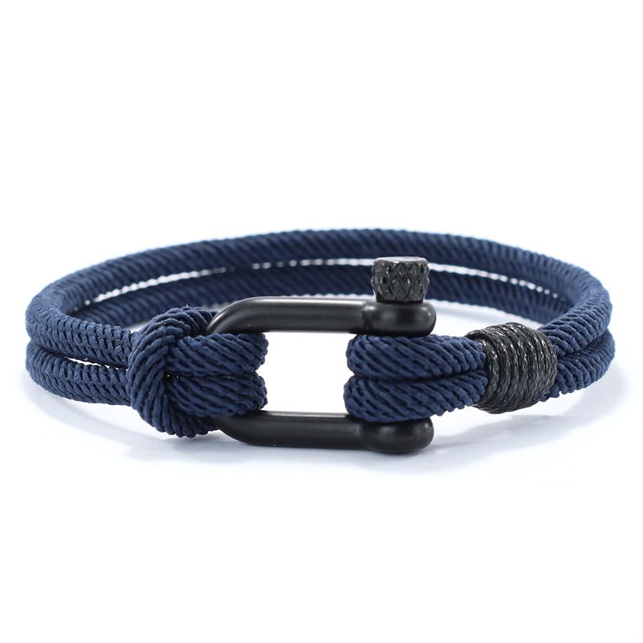 Fashion Mens Bracelet Grade A 4mm Thread Wrap Braclet Outdoor Survival Braslet Locomotive Cool Riding Hand Accessories Pulseria
