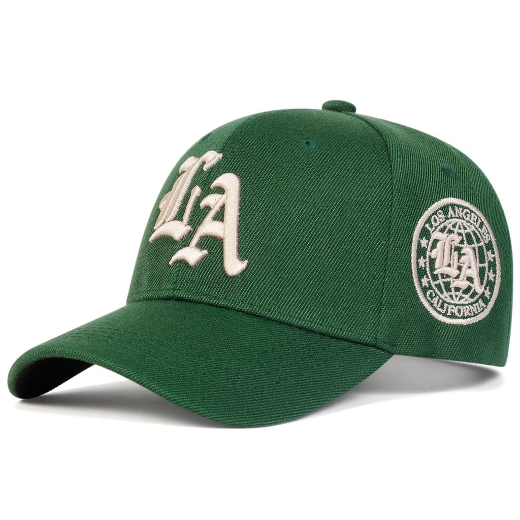 Unisex Los Angeles Letter Embroidery Baseball Caps Outdoor Adjustable Spring and Autumn Casual Sunscreen Hat