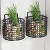1/2/3 Grids Wall Mounted Storage Basket Large Capacity Comb Storage Bucket Kitchen Shelf  Bathroom