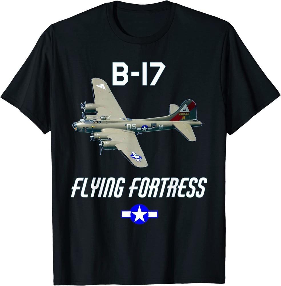 B17 Flying Fortress Vintage Military Aircraft T-shirt