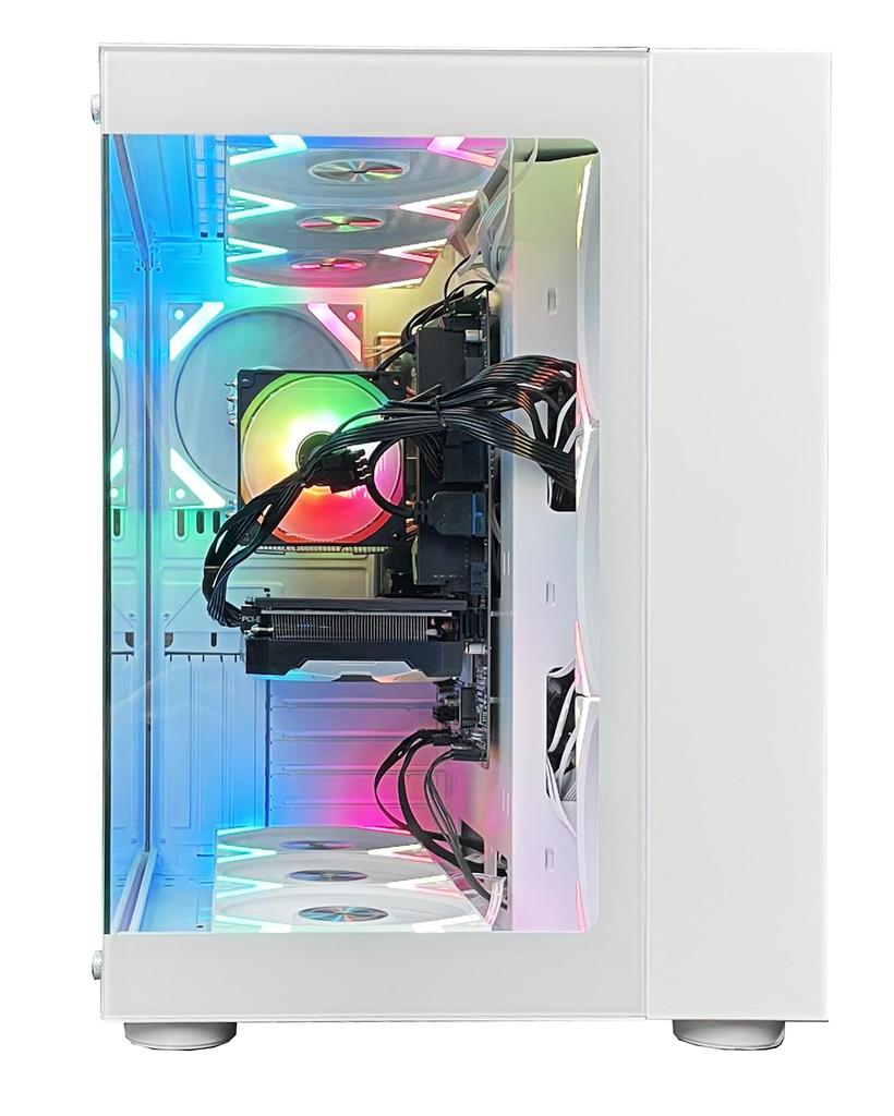 Игровой ПК Ryzen 7 5700X RTX4060Ti Память 16 ГБ NVMe SSD 1 ТБ Windows11Pro WPS Офисный компьютер среднего корпуса 7 5700X RTX4060Ti [NEWLEAGUE] / / / /