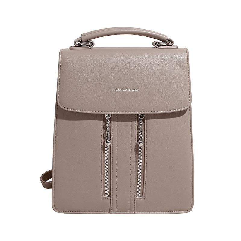 Новый Универсальный Рюкзак Большой Вместимости Мягкая Кожа Студенческий Школьный Рюкзак Для Путешествий На Открытом Воздухе На Плечо Женская Сумка