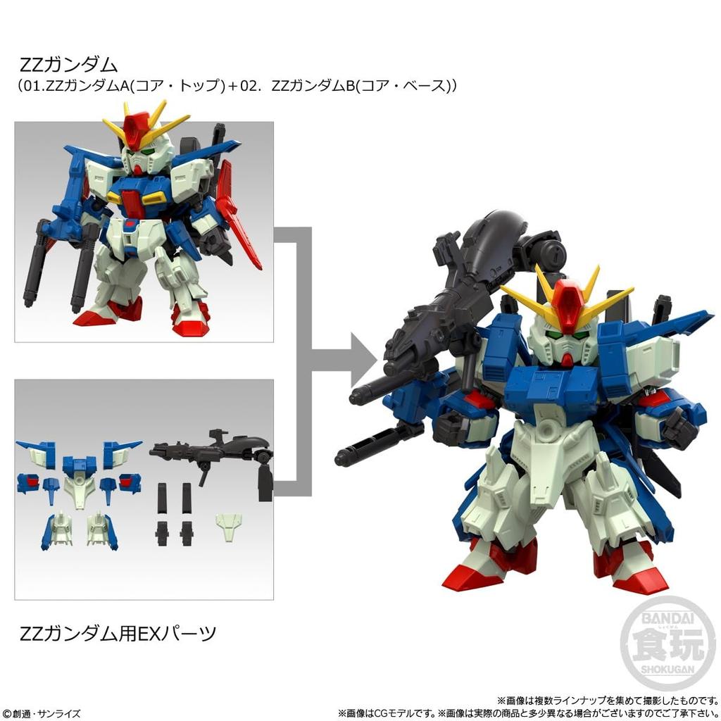 BANDAI MOBILITY JOINT GUNDAM Chewing Gum Candy Toy Set of VOL.10 [Box 10]