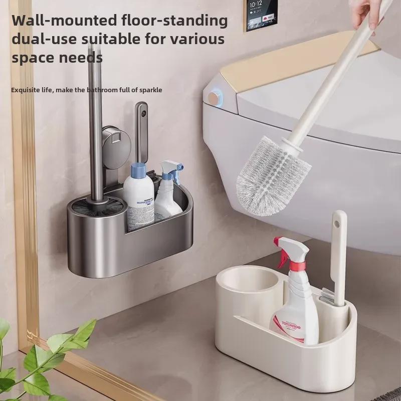 Ершик для унитаза с присоской: Без перфорации, без артефактов очистки мертвых углов