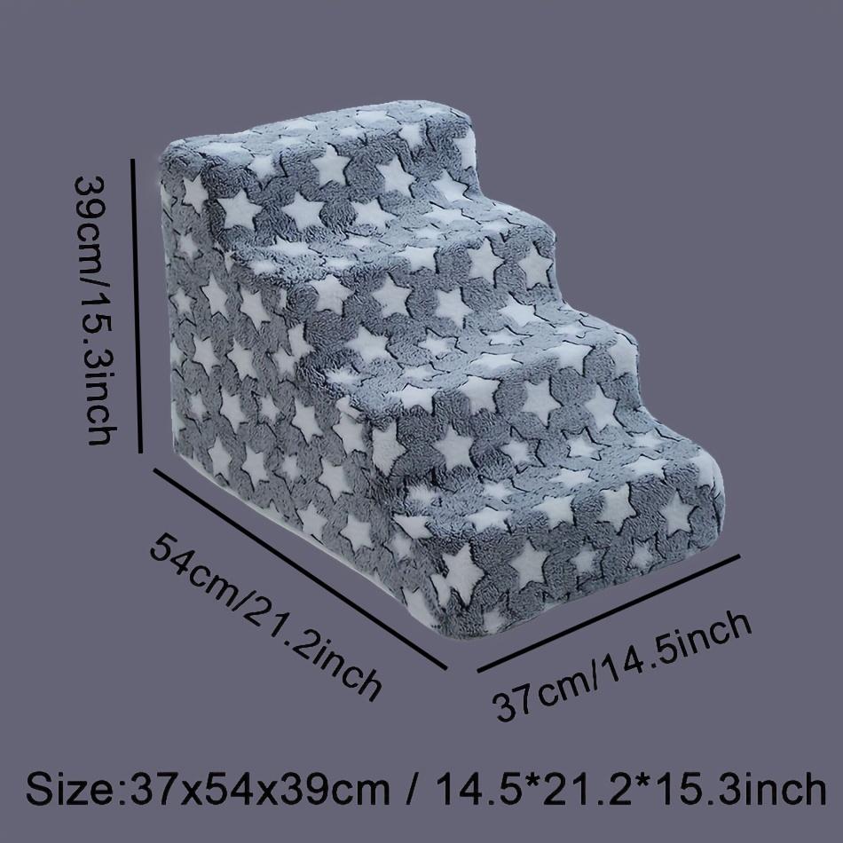 Безопасные ступеньки для домашних животных | Обеспечьте лестницы для собак высотой 3/4 ступеньки и пандусы для диванов-кроватей для травмированных, пожилых и уязвимых собак и кошек | Нескользящие, съемные для чистки