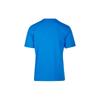 Maison Kitsune S24 Solid Color Crew Neck Fitted Straight Cut Short Sleeve T-Shirt Men tops Blue LM00104KJ0008-P451