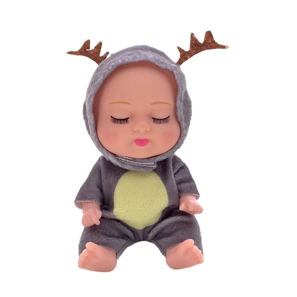 5 дюймов 13 см Спящая кукла Симуляция младенца Bjd Кукла Реборн Одежда для животных Спящая кукла