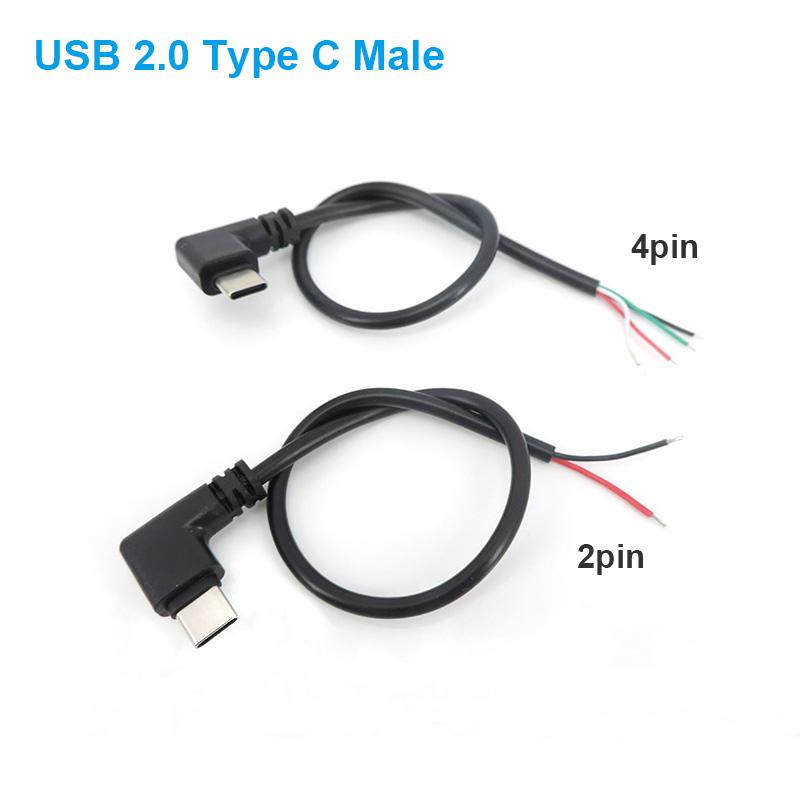 Ремонт своими руками USB-разъем для провода 4pin/2pin Micro USB 2.0 A Угловая головка разъема типа C удлинительный кабель