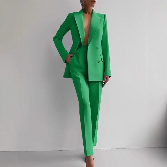 Женский костюм-двойка Деловой пиджак Элегантный комплект с юбкой-карандаш Профессиональные офисные наряды