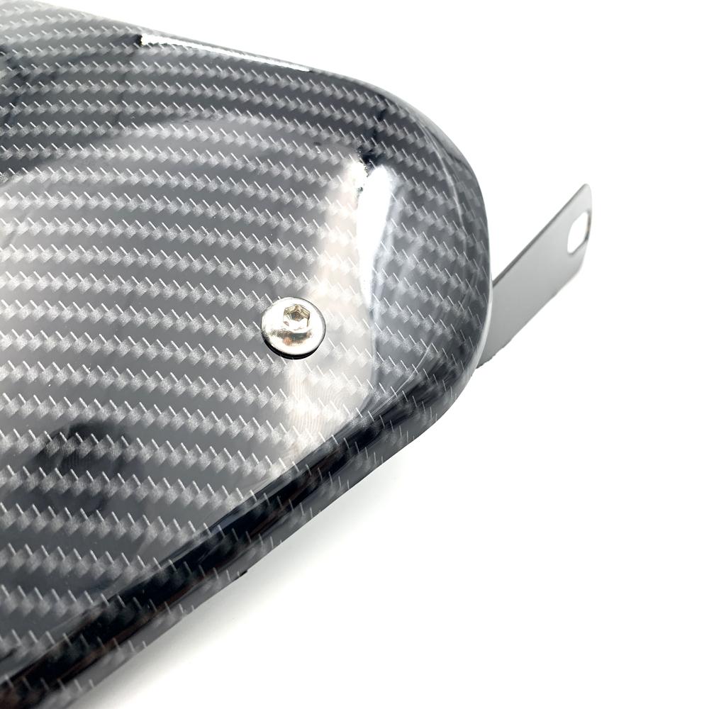 Картина из углеродного волокна для мотоцикла, маленькое лобовое стекло в стиле ретро, ​​маленькое лобовое стекло, переднее лобовое стекло, универсальное для большинства