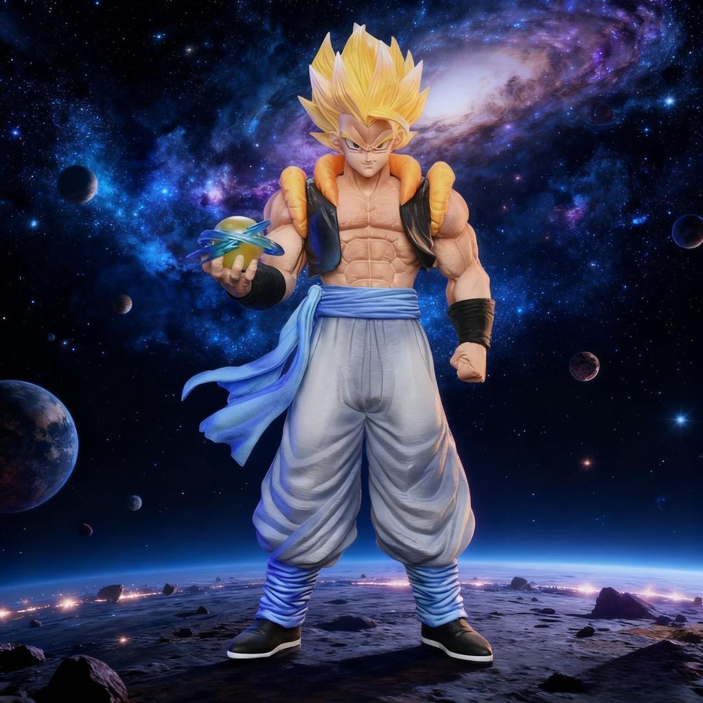 29.5cm/11.41in Anime Dragon Ball Z Figure Gogeta Anime Figures PVC Action Figures Collection Model Toys For Christmas Gifts