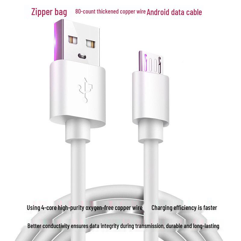 Кабель Xin Ming Jie для быстрой зарядки iPhone, Android, V8 и устройств Type-C