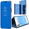 Protective Case - BOOLING - for Samsung Galaxy S25 - Rigid - Mirror Effect - Shockproof - Blue