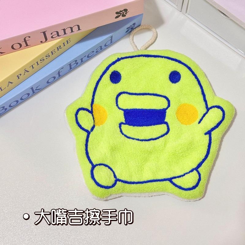 Tamagotchi Mametchi Kuchipatchi Tomomi anime cartoon coral fleece hand towel high appearance absorbent thickened handkerchief