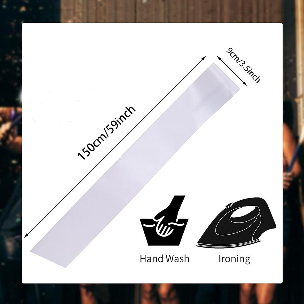 2Pcs Wife of The Party Vinyl Satin Sash Bride To Be Sash Bridal Shower Bachelorette Party Wedding Engagement Photo Prop Decor