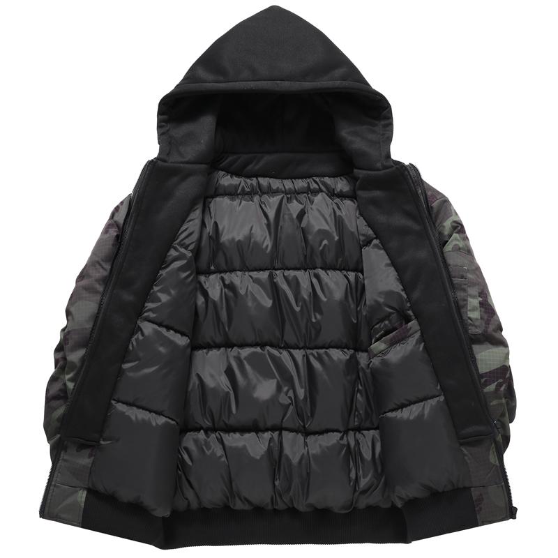 Мода Зима Мужское Пальто Большого Размера 5XL-11XL Повседневное Свободное Толстое Теплое Оверсайз Верхняя Одежда Мужские Куртки